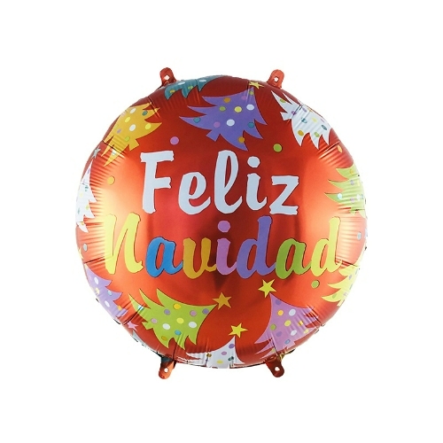 18" Foil Balloon Spanish Feliz Navidad