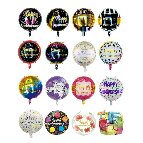 18inch Happy Anniversary Foil Balloons