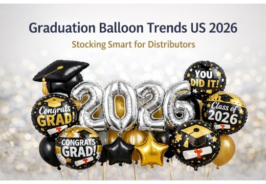 Graduation Balloon Trends US 2026: Stocking Smart for Distributors