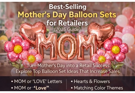Best-Selling Mother&rsquo;s Day Balloon Sets for Retailers (2026 Guide)