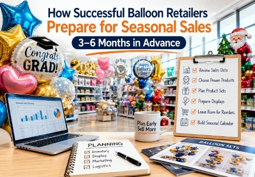 How Successful Balloon Retailers Prepare for Seasonal Sales 3&ndash;6 Months in Advance