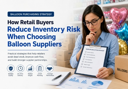 How Retail Buyers Reduce Inventory Risk When Choosing Balloon Suppliers