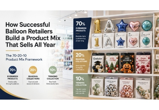 How Successful Balloon Retailers Build a Product Mix That Sells All Year