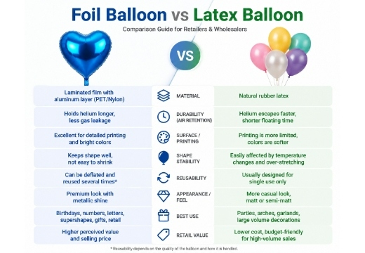 Why Foil Balloons Last Longer Than Latex Balloons: A Durability Comparison Guide
